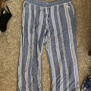 Wide leg lounge pants